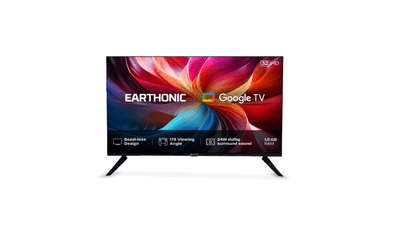 Earthonic Smart TV, HD Resolution, Adaptive sound, Crystal Processor E32HDSF	