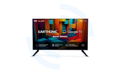 EARTHONIC 50-Inch 4K Ultra HD Smart LED TV NOVA Series – Voice Control, HDR, Dolby Audio, Chromecast Built-in, Wi-Fi, 60Hz Refresh Rate, Slim Bezel Design
