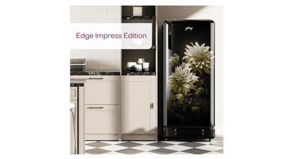 Godrej 194 L 5 Star Auto Defrost Technology | India’s first Direct Cool Refrigerator with Touch Controls on Handle | Direct Cool Single Door Refrigerator (RD EIMPRESS 215EN TDIE MD BM, Midnight Bloom) 52141501SD04115
