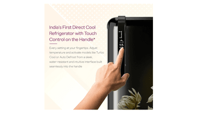 Godrej 194 L 5 Star Auto Defrost Technology | India’s first Direct Cool Refrigerator with Touch Controls on Handle | Direct Cool Single Door Refrigerator (RD EIMPRESS 215EN TDIE MD BM, Midnight Bloom) 52141501SD04115