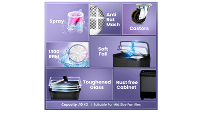 Haier 9 Kg Semi-Automatic Washing Machine