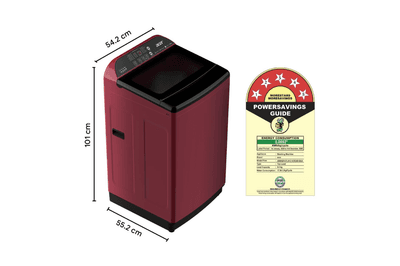 Acer 8.0 Kg 5 Star Fully-Automatic Top Loading Washing Machine (AR80HFATLH2C2CR24D, Cherry Red,12 Wash Programs, In-Built Heater, Magic Filter, Robust Motor)