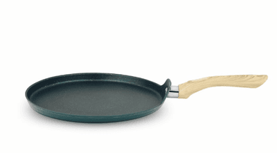 United Ekta Dosa Tawa Teal Blue + Gold Spatter - 260mm (PF0331)