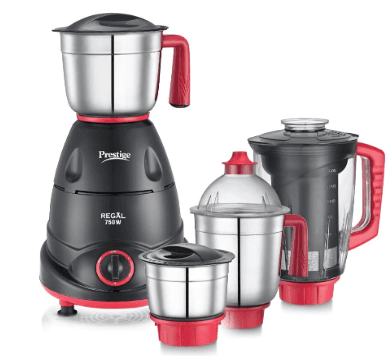 Prestige 750 Watts Regal Mixer Grinder with 4 Jars 