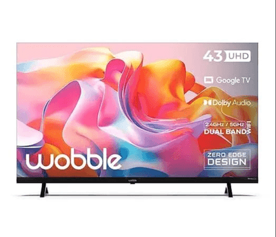 WOBBLE 43 Inch P Series 2K FHD Smart TV ( WB43FDPGU2841BD )
