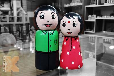 Wood Carving Doll_k13