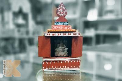 Wood Carving Small Temple_k15