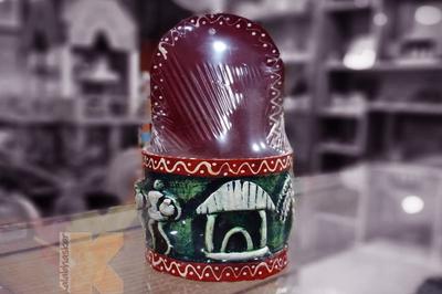 Paper Mache Mobail Stand_k19