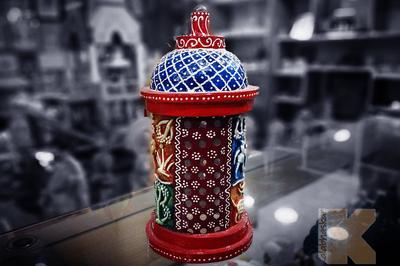 Paper Mache Big Lamp_sl23
