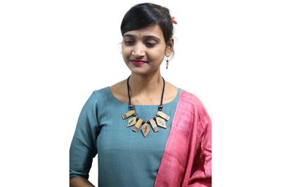 Warli Hand Painted Bamboo Jewellery - 3