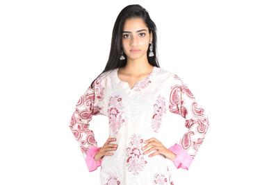 Block Print Cotton Kurti