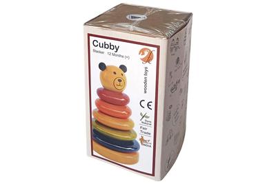 Channapatna Cubby Wooden Stacker