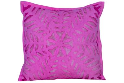 Emb Applique Pure Cotton Cushion Cover