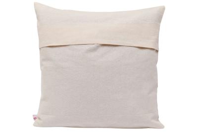 Emb-Applique Pure Cotton Cushion Cover