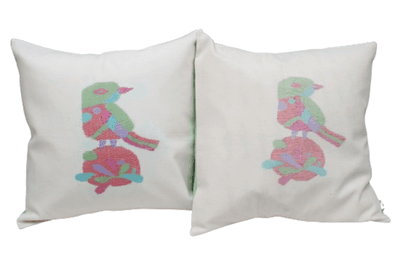 Tant & Jamdani Cushion Cover (Pack of 2)