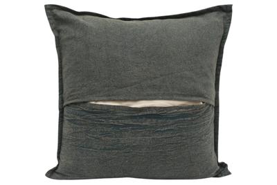 Emb Applique Pure Cotton Cushion Cover