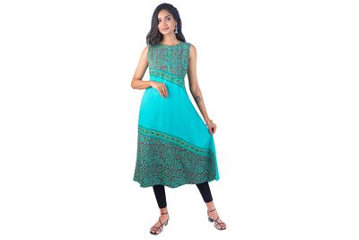 Block-Printed Kurti - 8