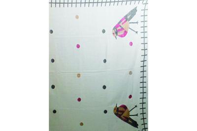 Handwoven Pink bird Saree