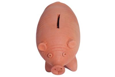 Terracotta Handmade Gullak (Piggy Bank)