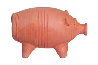 Terracotta Handmade Gullak (Piggy Bank)