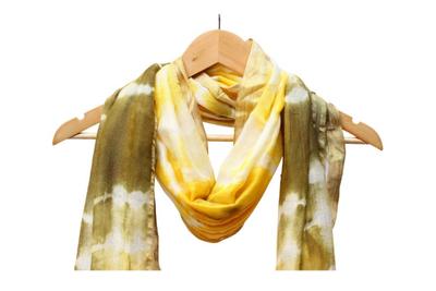 Tie & Dye Silk Dupatta - 1