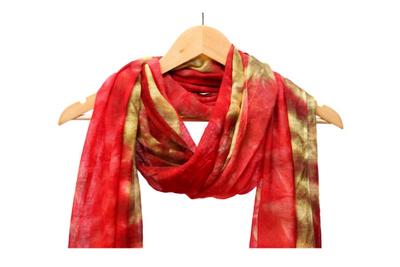 Tie & Dye Silk Dupatta - 10