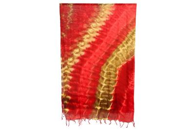 Tie & Dye Silk Dupatta - 10