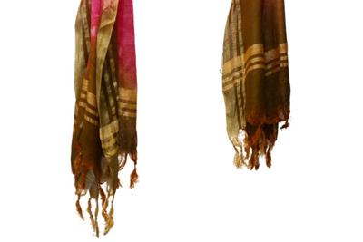 Tie & Dye Silk Dupatta - 4