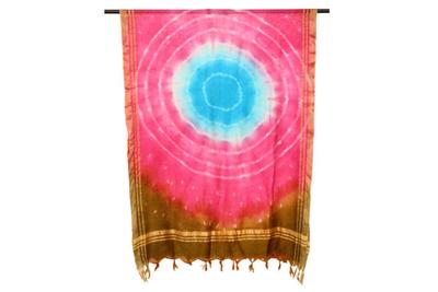 Tie & Dye Silk Dupatta - 4