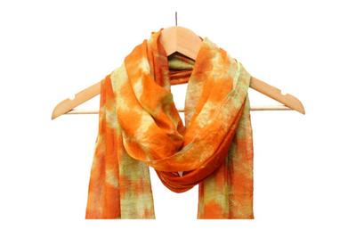 Tie & Dye Silk Dupatta - 5