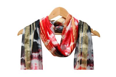 Tie & Dye Silk Dupatta - 6