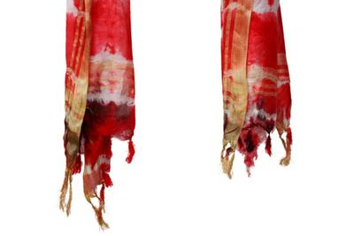 Tie & Dye Silk Dupatta - 6