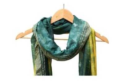 Tie & Dye Silk Dupatta - 7