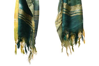 Tie & Dye Silk Dupatta - 7