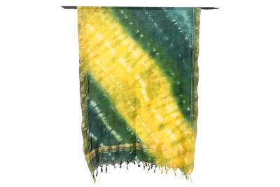 Tie & Dye Silk Dupatta - 7