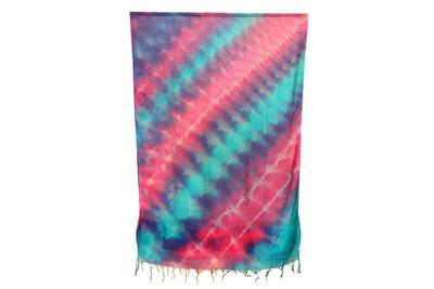 Tie & Dye Silk Dupatta - 8