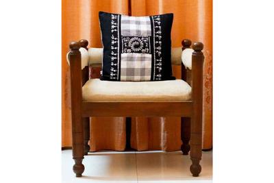 Warli Hand Painted Cushion Cover