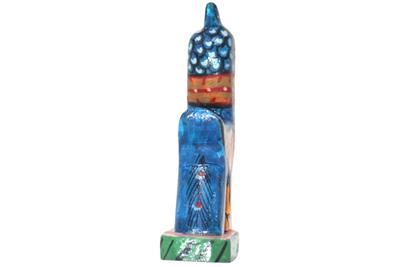 Pattachitra Wooden Hand-Painted Toy (Peacock)