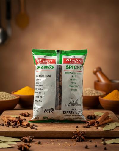 Major Flavour Premium Big Black Cardamom (Badi Elaichi) – Jumbo Moti Grade | 100% Natural & Bold Pods | Intense Smoky Aroma for Biryani, Pulao & Meat Dishes