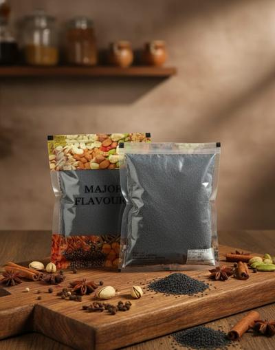 Major Flavour Premium Tulsi Seeds (Basil Seeds) – 100% Natural Tukmaria for Gut Cooling & Digestion | High Fiber & Omega-3 | Ideal for Weight Management & Acidity Relief