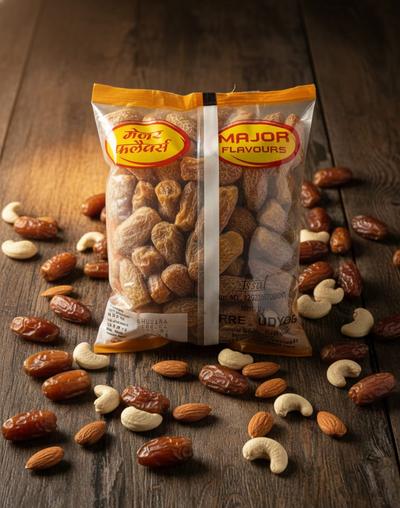 Major Flavour Premium Yellow Dry Dates (Pila Chuara) - Super Fresh & Sweet