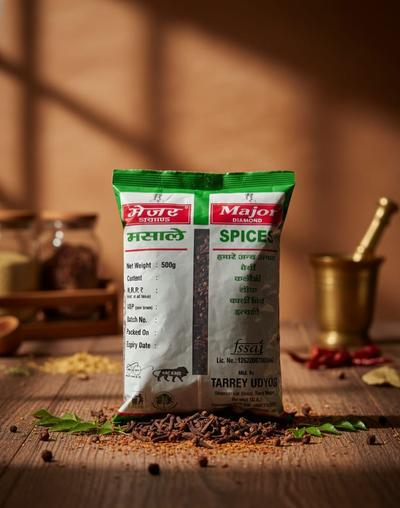 Major Flavour Premium Cloves (Laung) – Handpicked Whole Buds  | 100% Natural & High Essential Oil Content | Intense Aroma for Masala Chai, Biryani & Baking