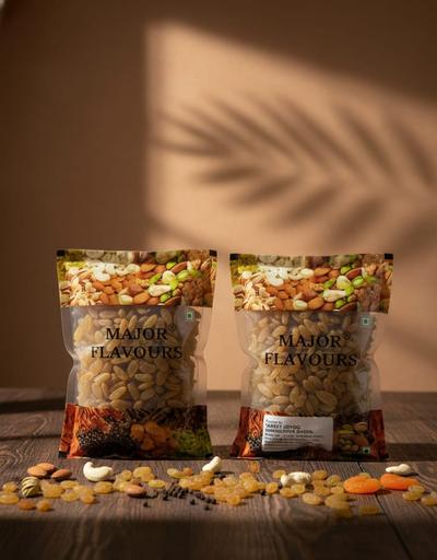 Major Flavour Premium Long Green Raisins (Kismish) – Extra Sweet & Seedless | Handpicked Export Quality Kishmish for Cooking, Baking & Healthy Snacking