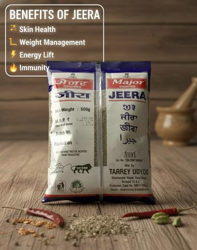 Major Flavour Premium Extra Bold Jeera – 100% Pure & Machine Cleaned