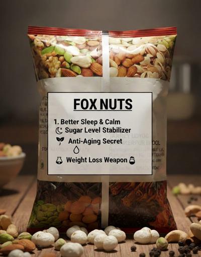 Major Flavour Premium Mota Makhana – Crunchy Phool Makhana | 100% Natural, High Protein & Low Calorie Snack | Ideal for Weight Loss & Healthy Munching