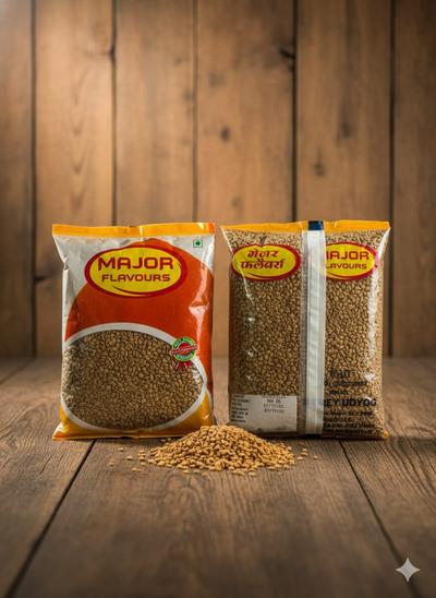 Major Flavour Premium Methi Dana – Bold & Clean Fenugreek Seeds