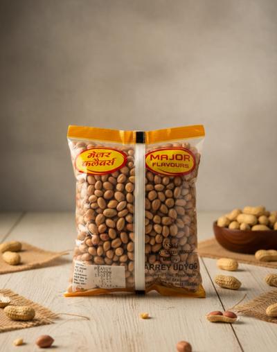 Major Flavour High-Protein Peanuts – Raw Moongphali Dana | Zero Cholesterol & Heart-Healthy Fats | Clean Energy Snack for Muscle Recovery