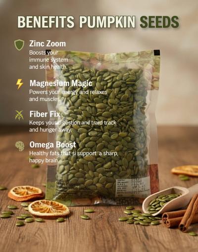 Major Flavour Raw Pumpkin Seeds – High Protein Superfood for Heart Health