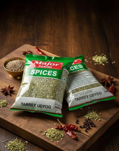 Major Flavour Premium (Barik) Saunf | Thin & Sweet Fennel Seeds | 100% Natural Mouth Freshener & Digestive 