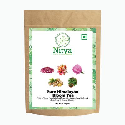 Pure Himalayan Bloom Tea ( Mix of Rose Petals,Tulsi,Ginger,Rhododendron,Hibiscus)